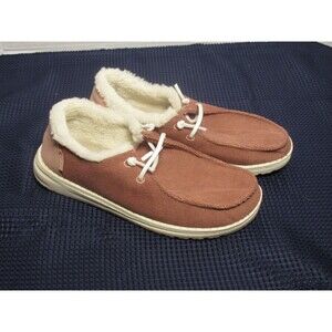 Hey Dude Wendy Corduroy Rose Snowfall Womens Sz 5 Scheels